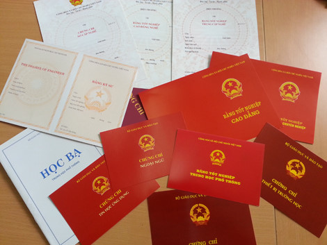 Nghệ An: Phát hiện 'lò' làm giả giấy phép lái xe, bằng tốt nghiệp